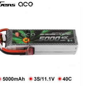 Gens ace 5000mAh 3S 11.1V 40C Lipo Battery