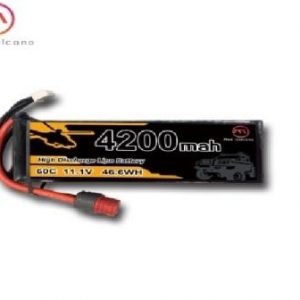 Red Volcano 4200mAh 11.1V 3S 60C Lipo Battery