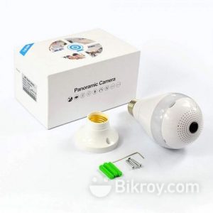 Wifi IP Camera Led-Bulb 360° Panoramic Spy Cam 5in1 View